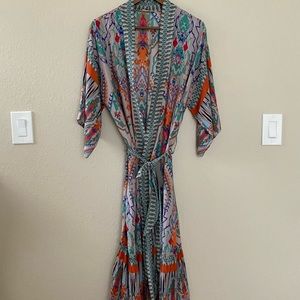 Multi Colored Kimono Wrap